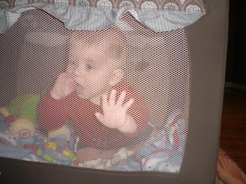 funny baby playpen