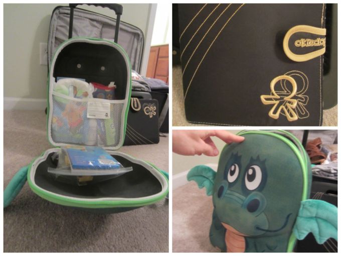 unboxking okiedog rolling luggage dragon