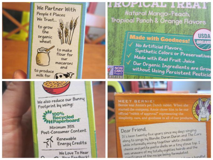 Experiment: Compare Annie's Homegrown Ingredients A Year From Now