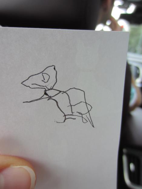 Your Drawing Of A Freak Wearing A Backpack