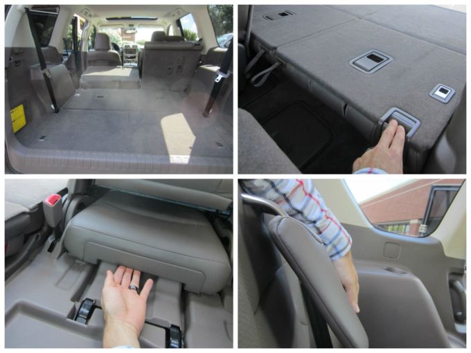 Folding Down/Up The 3rd Seats Of The 2014 Lexus GX 460
