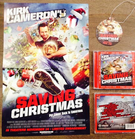 Kirk Cameron's Saving Christmas giveaway