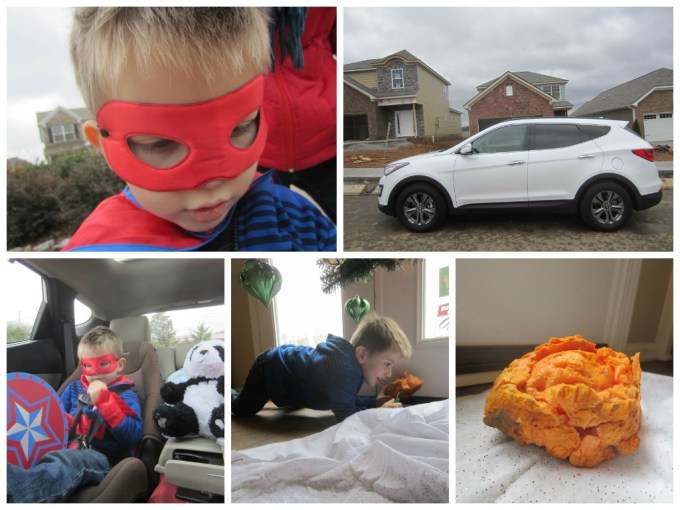 Dressing As A Super Hero For Abby’s Birthday/2014 Hyundai Santa Fe Weekend