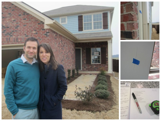 Dear Jack: The Final Walk Through/Punch List On Our New House