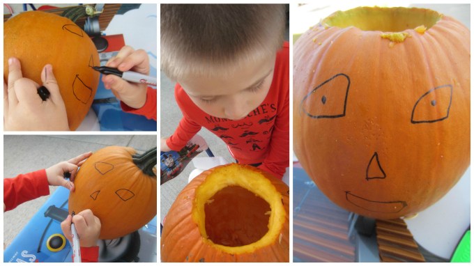 Dear Jack: Our First Time to Carve Pumpkins