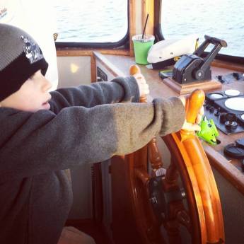 Captain Jack sailed the ship safely back to shore tonight.