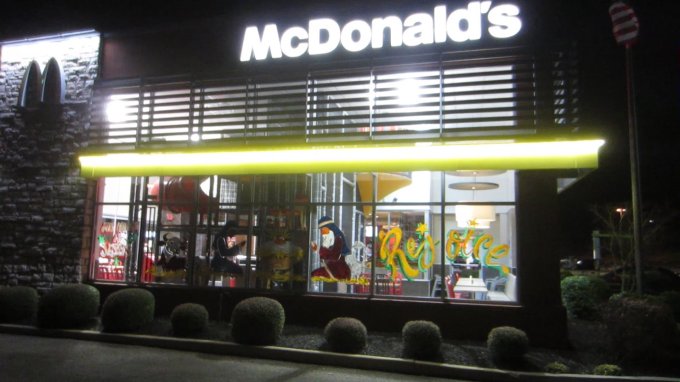 The McDonald's Here in Spring Hill, TN, is Going Viral: Nativity Scene Proclaims "His Name is Jesus"