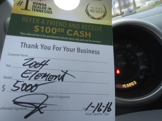 I’ve Now Owned My 2004 Honda Element for a Decade; Looking to Trade It In