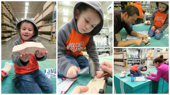 Dear Jack: We Built the Pull Back Car at Lowe’s… Twice