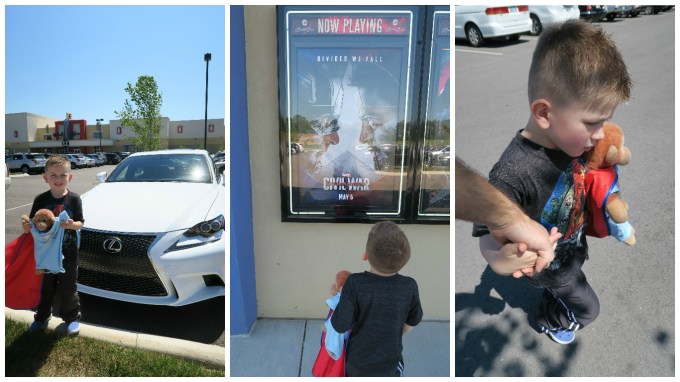 Dear Jack: We Saw Captain America Civil War on Opening Weekend & Bought Mother’s Day Gifts (in the 2016 Lexus IS 200t)