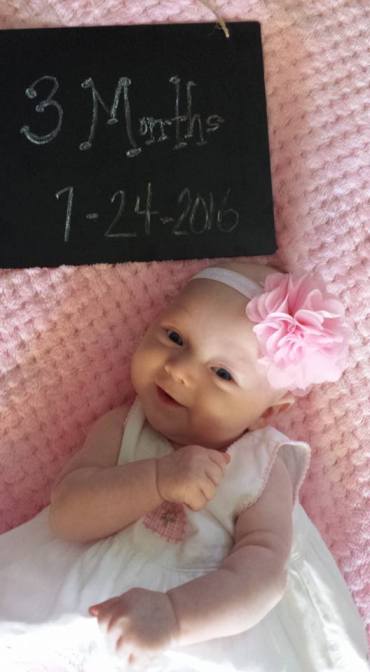 Dear Holly: You are Now 3 Months Old