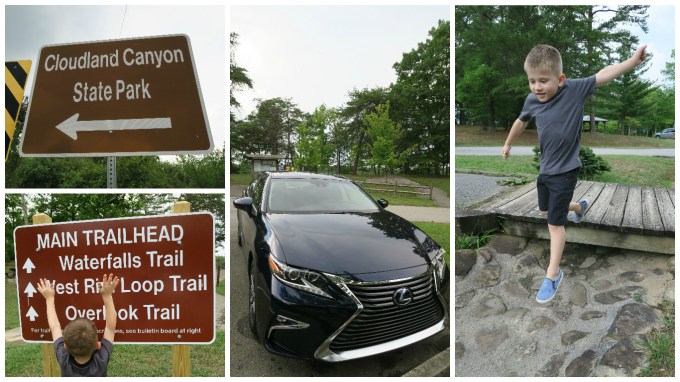 Dear Jack: Our 1st Father and Son Road Trip- Cloudland Canyon State Park (in the 2016 Lexus ES 300h Hybrid)