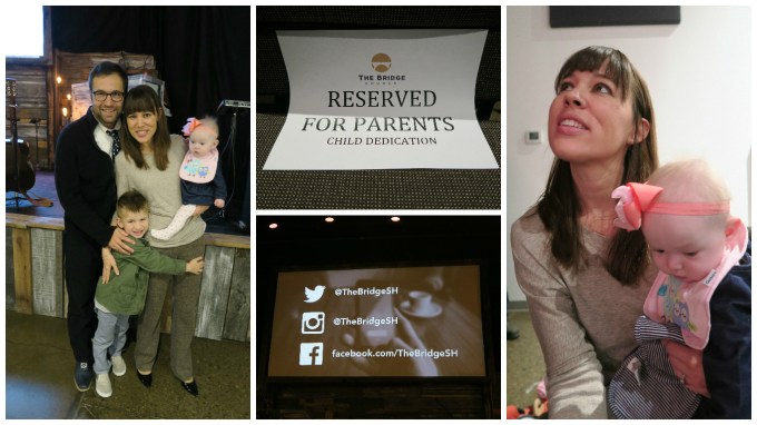 Dear Holly: Baby Dedication Day at Our Church at The Bridge in Spring Hill, Tennessee