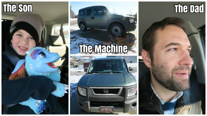 Dear Jack: 1st Snow of 2017 (Weekend of Manliness! in a 2004 Honda Element, Part 1/3)